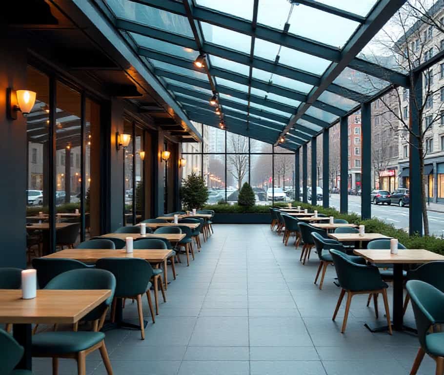 Cerramientos terrazas bares precios