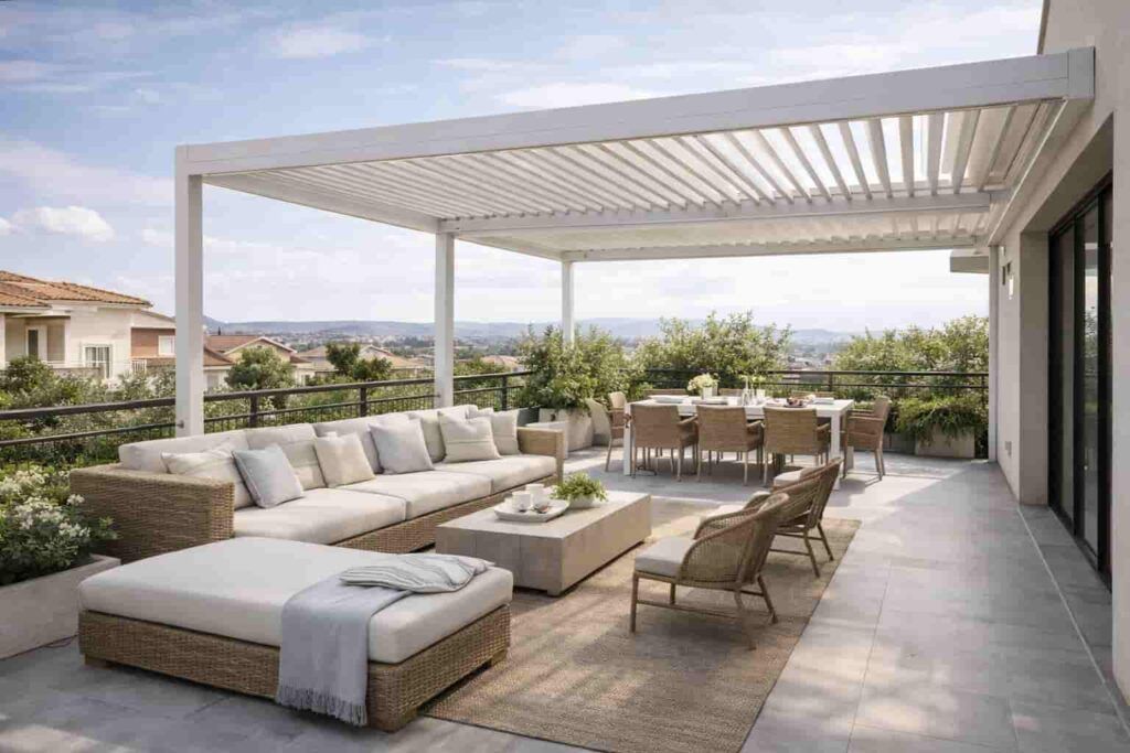 Instala pérgola terraza Tres Cantos con Supraglass